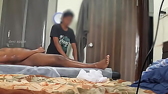 A Girl Gets Surprised By A Small Black Penis During A Massage