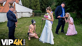 Lovely Bride'S Intimate Moment Captured In Stunning 4k